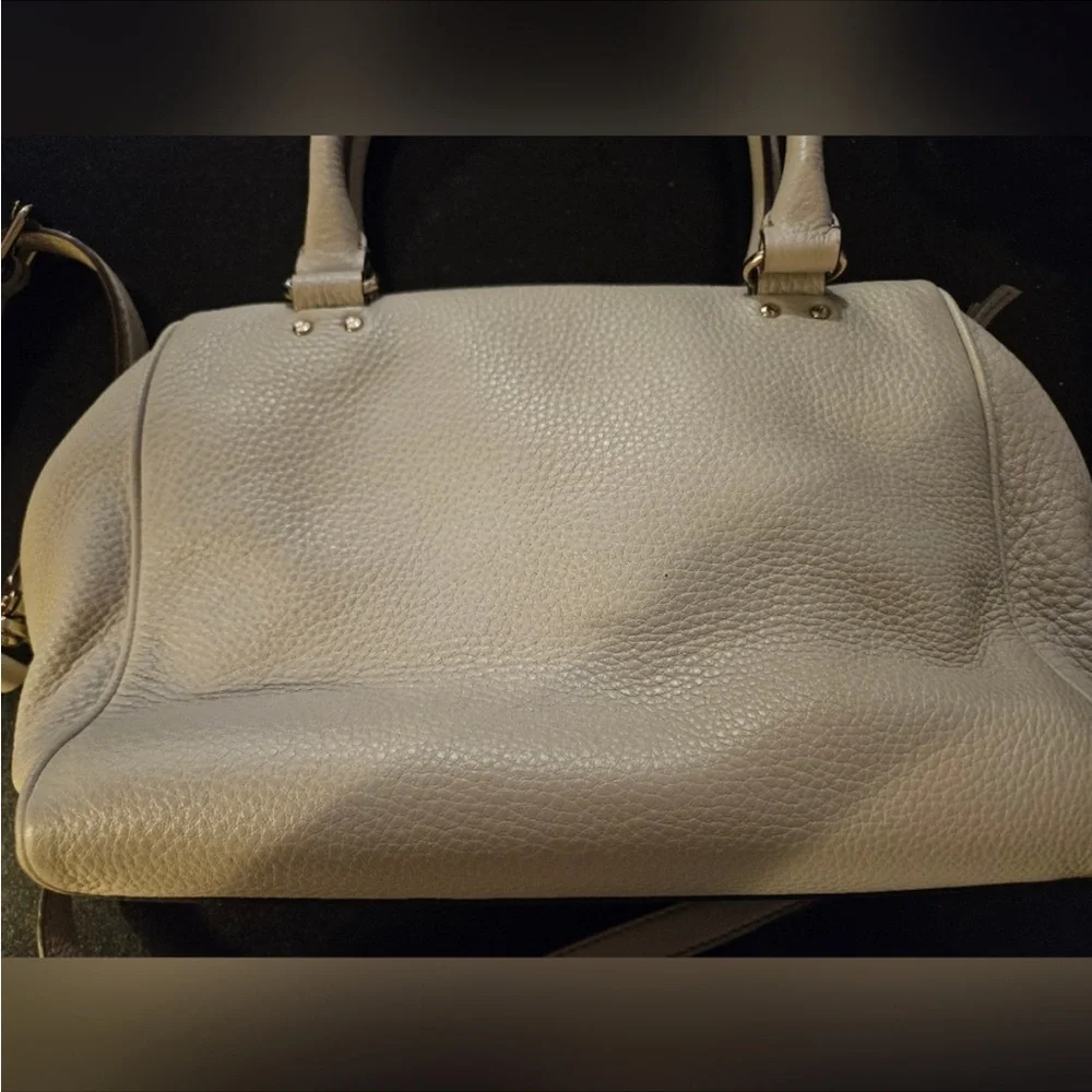 Kate Spade Grant Park Alida Shoulder Tote Wkru2640 In Moussfrost Taupe - Picture 2 of 11